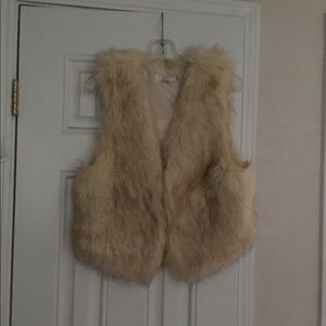 fur vest